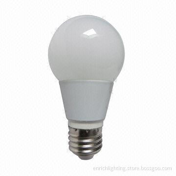 7W E27 LED Bulb, 90-100lm/W High-lumen, >80Ra CRI, >0.95 Power Factor